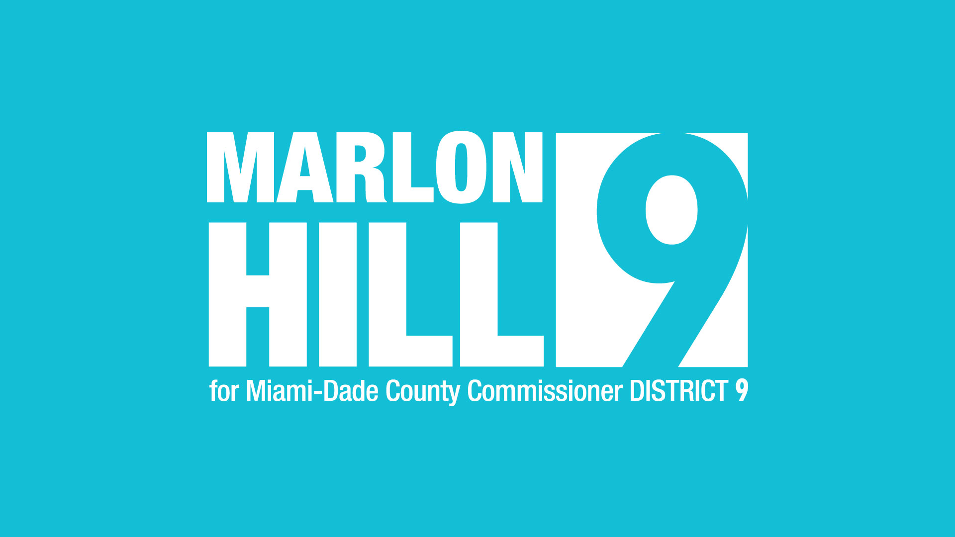 Marlon Hill for Miami-Dade County Commissioner District 9 Logo